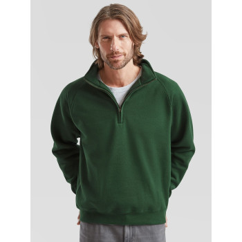 felpe uomo personalizzate - Premium Zip Neck Sweat