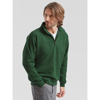 felpe uomo personalizzate - Premium Zip Neck Sweat