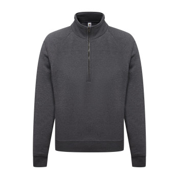 felpe uomo personalizzate - Premium Zip Neck Sweat