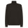 Felpa full zip personalizzabile Black Spider collo alto e tasche a filetto