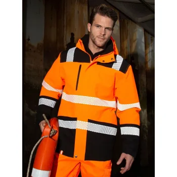 Printable Waterproof Softshell Safety Coat
