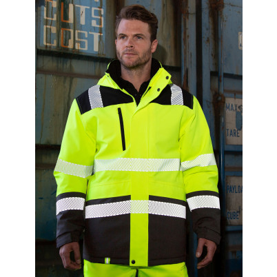 Printable Waterproof Softshell Safety Coat