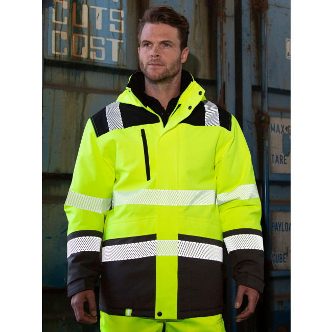 Printable Waterproof Softshell Safety Coat