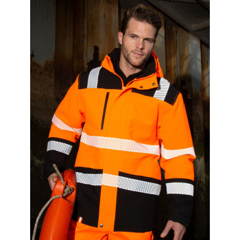 Printable Waterproof Softshell Safety Coat