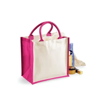 Borse shopper juta personalizzate con logo - Printers Midi Jute Tote