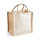 Shopper personalizzabile Westford Mill 100% juta laminata e canvas