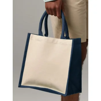Borse shopper juta personalizzate con logo - Printers Midi Jute Tote