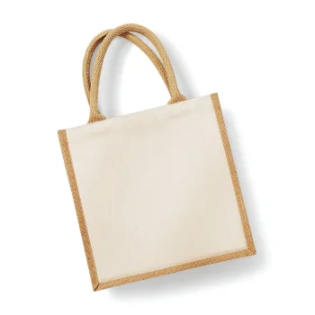 Borse shopper juta personalizzate con logo - Printers Midi Jute Tote