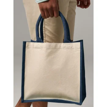 Borse shopper juta personalizzate con logo - Printers Midi Jute Tote