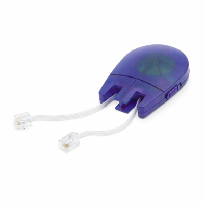 Prolunga telefonica personalizzabile blu royal con riavvolgimento automatico mt2