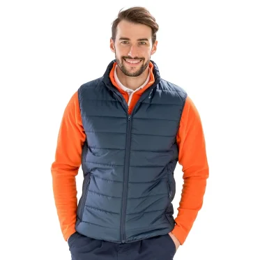 Gilet smanicato personalizzabile Result imbottito antivento comfort