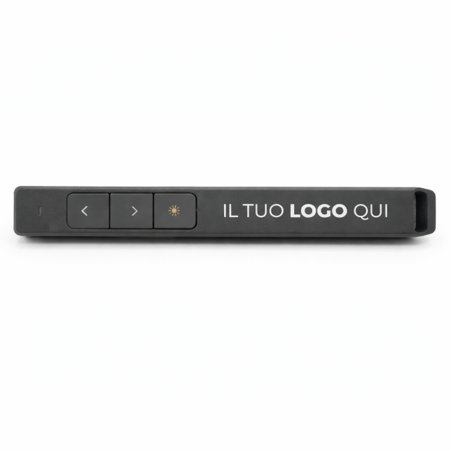 Puntatori laser personalizzati con logo - Puntatore Laser personalizzabile Impression in ABS con collegamento USB plug and play