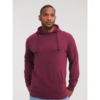 felpe uomo personalizzate - Pure Organic High Collar Hooded Sweat