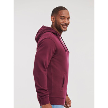 felpe uomo personalizzate - Pure Organic High Collar Hooded Sweat