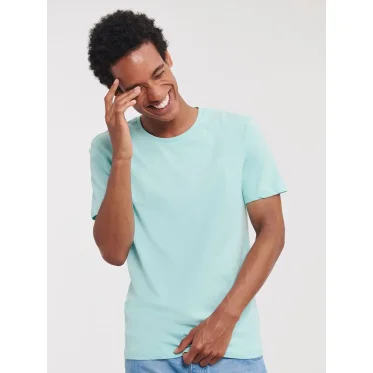 T-shirt personalizzabile Russell in cotone biologico con cuciture sagomate