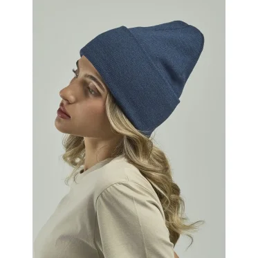 Berretto invernale personalizzato Atlantis in poliestere riciclato e acrilico