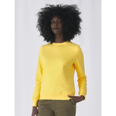 Felpa girocollo personalizzabile B&C Collection con tessuto misto cotone