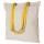 Shopper personalizzabile cotone 100% manici colorati resistente