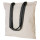 Shopper personalizzabile cotone 100% manici colorati resistente