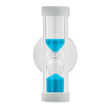 Gadget per persona wellness personalizzati con logo - QUICKSHOWER - Clessidra da doccia (4min)