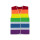 Gilet personalizzabile Korntex ad alta visibilità Rainbow vest Pride