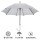 Ombrello automatico da passeggio con struttura in fibra di vetro e fusto nero