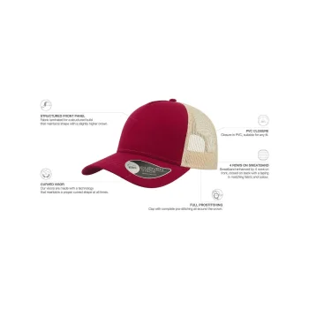 Cappellino baseball personalizzato con logo - Rapper Cotton
