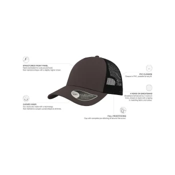 Cappellino baseball personalizzato con logo - Rapper Cotton