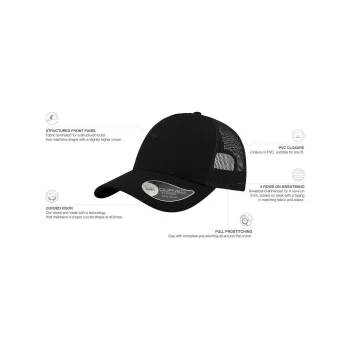 Cappellino baseball personalizzato con logo - Rapper Cotton