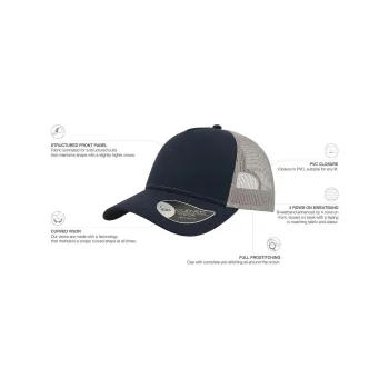 Cappellino baseball personalizzato con logo - Rapper Cotton
