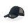 Cap personalizzabile Atlantis in cotone con inserti in mesh e visiera destroyed