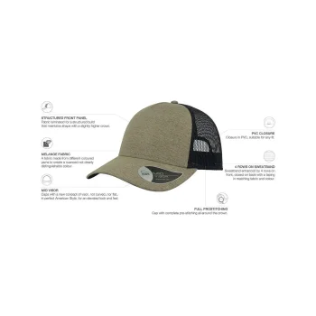Cappellino 5 pannelli personalizzato - Rapper Melange