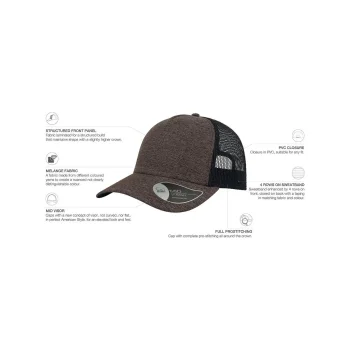 Cappellino 5 pannelli personalizzato - Rapper Melange