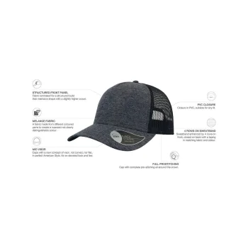 Cappellino 5 pannelli personalizzato - Rapper Melange