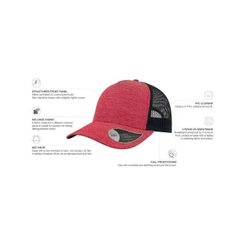 Cappellino 5 pannelli personalizzato - Rapper Melange