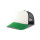 Cap personalizzabile Atlantis in poliestere riciclato con chiusura snap-back