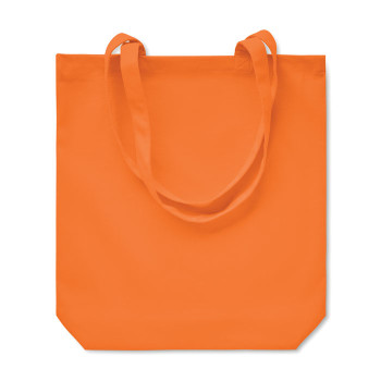 Shopper in cotone personalizzata con logo - RASSA COLOURED - Shopper in tela 270 gr/m²