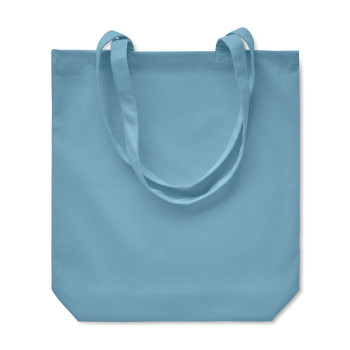 Shopper in cotone personalizzata con logo - RASSA COLOURED - Shopper in tela 270 gr/m²