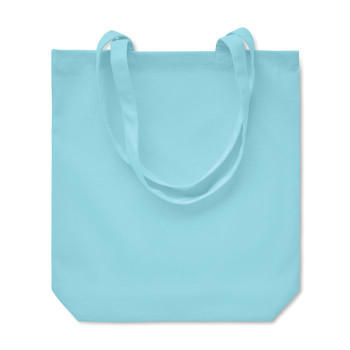 Shopper in cotone personalizzata con logo - RASSA COLOURED - Shopper in tela 270 gr/m²
