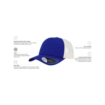 Cappellino 5 pannelli personalizzato - Record