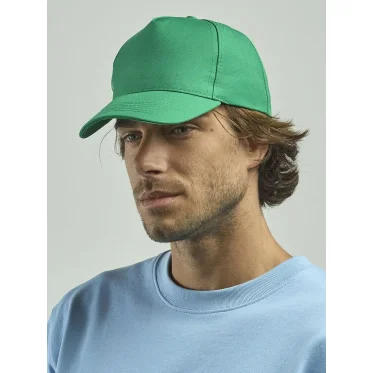 Cap personalizzabile Atlantis in poliestere twill riciclato