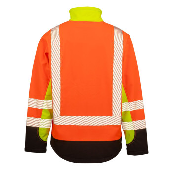 Recycled 3-layer printable safety softshell