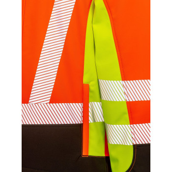 Recycled 3-layer printable safety softshell