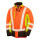 Softshell personalizzabile Result con fasce alta visibilità resistente vento impermeabile
