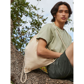 Zaini con lacci personalizzati con logo - Recycled Cotton Gymsac