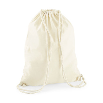 Zaini con lacci personalizzati con logo - Recycled Cotton Gymsac