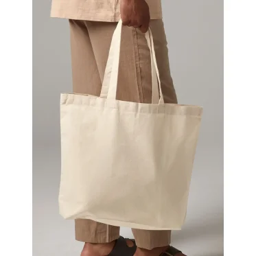 Borsa maxi tote personalizzabile Westford Mill 100% cotone riciclato