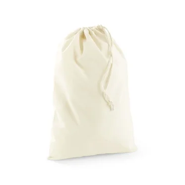 Sacchetto personalizzabile in cotone 100% riciclato Westford Mill resistente