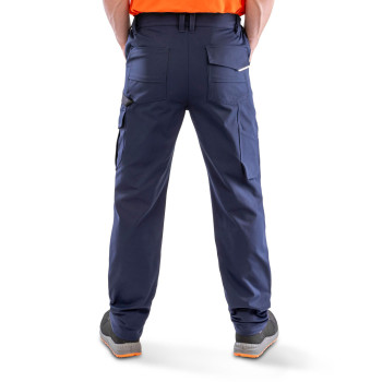 Recycled dynamic stretch trouser