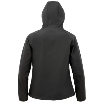 Recycled printable 3-layer hooded softshell